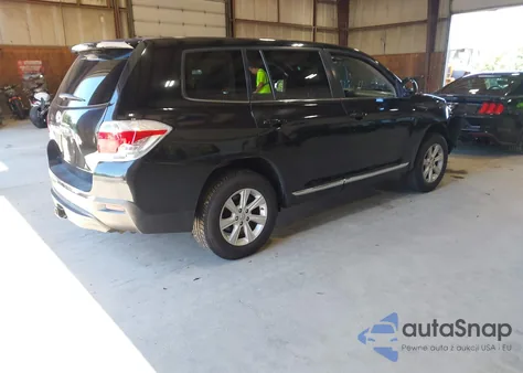 2012 Toyota Highlander Base V6 from USA, damaged, VIN 5TDBK3EH0CS113662